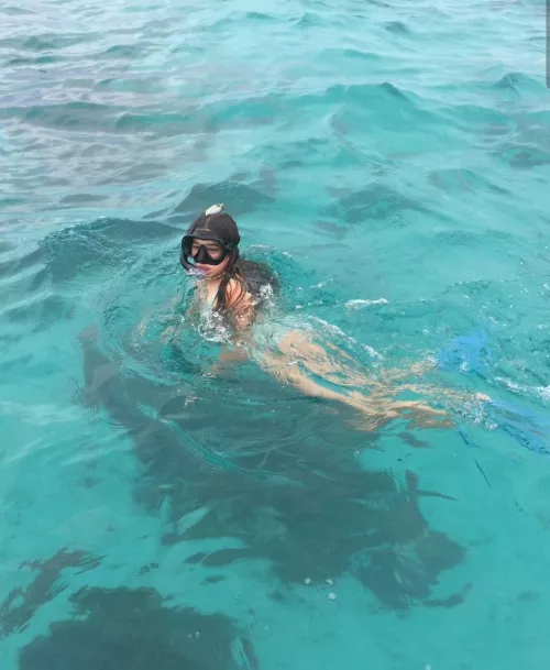 Went scooba diving in a light blue one piece <3 by Automatic-Beyond-878