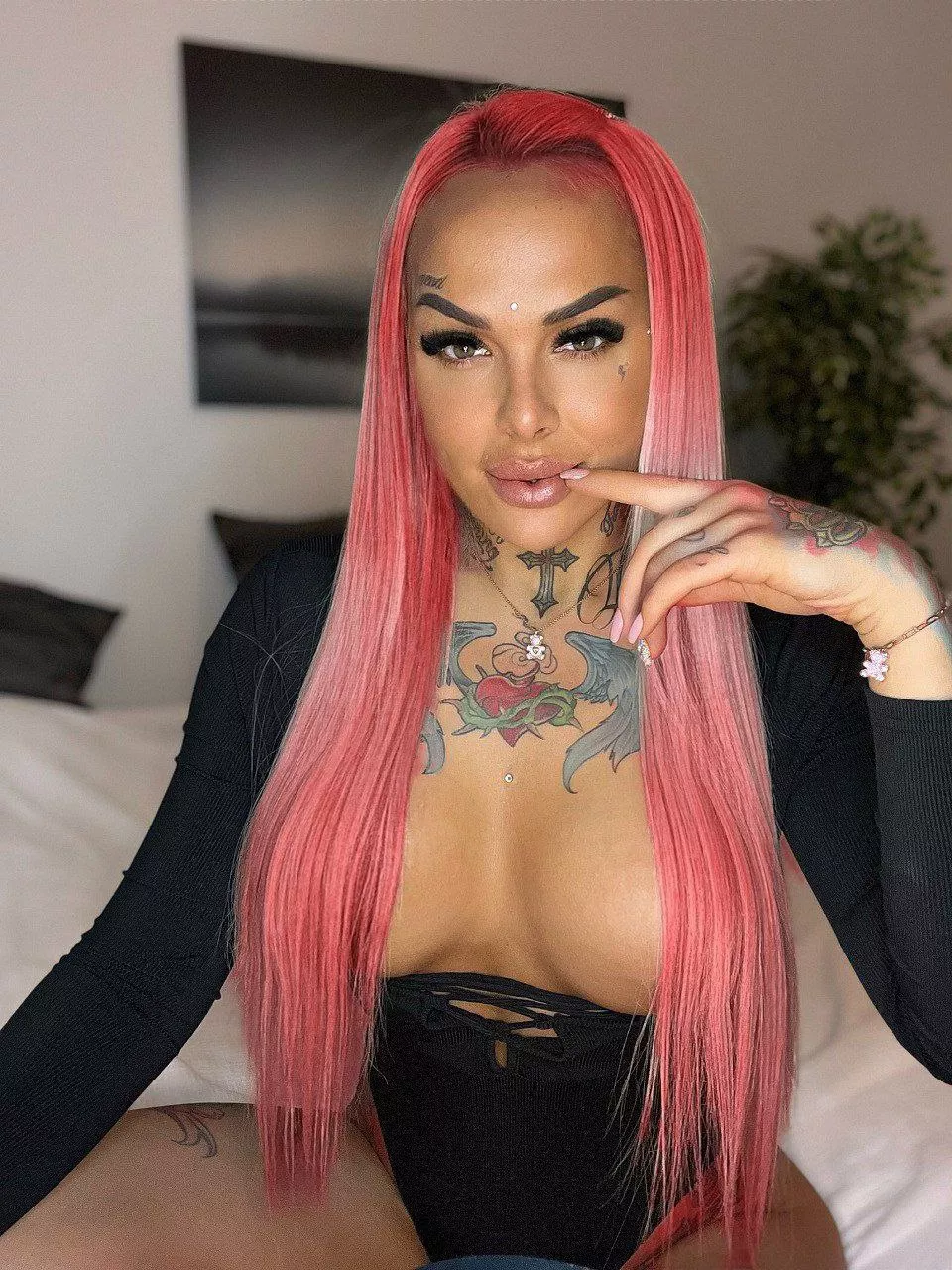 What's cuter, my tattoos or my hair? posted by popsiclesqueeze