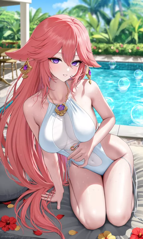 Yae [Genshin Impact] by CheetahSperm18