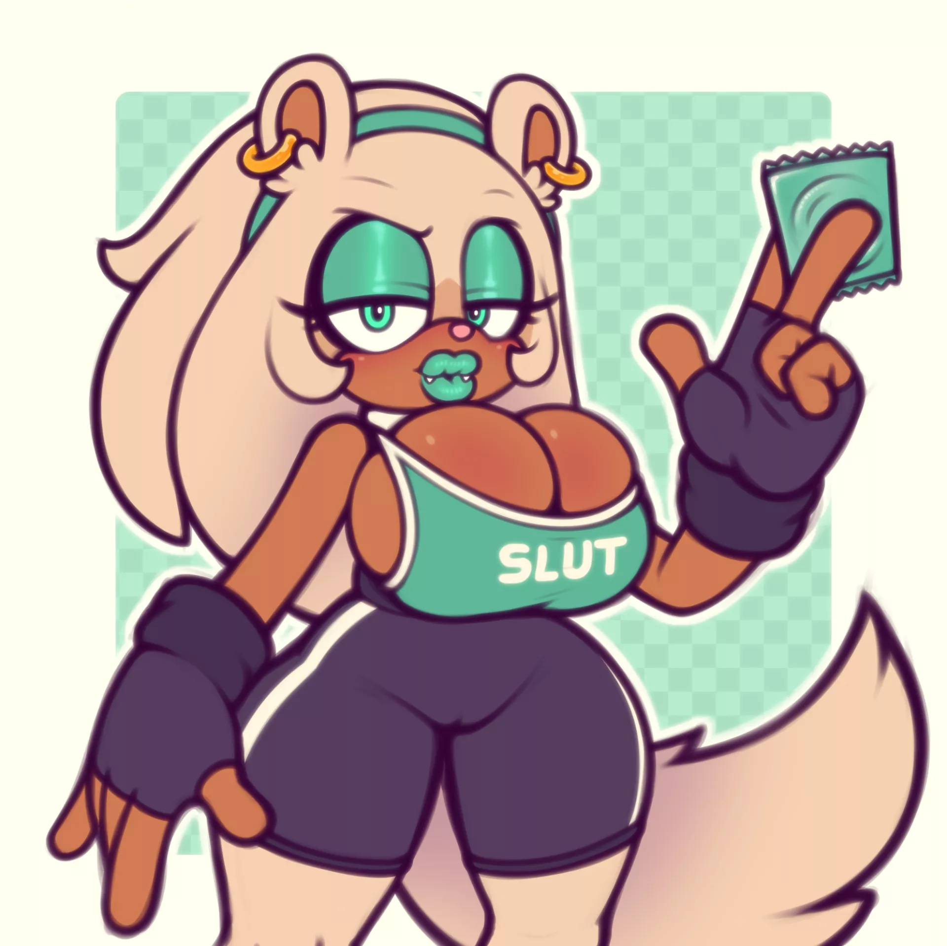 Bimbo Ferret (Artist:StunnerPony/CocoManiaDX) posted by White-Whiskey