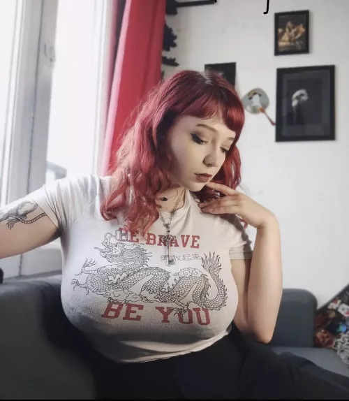 Busty Goth 2 by DiamondStalker