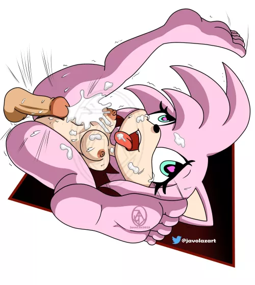 Cum shot!!! - Amy Rose - JavoLazArt by JavoLaz