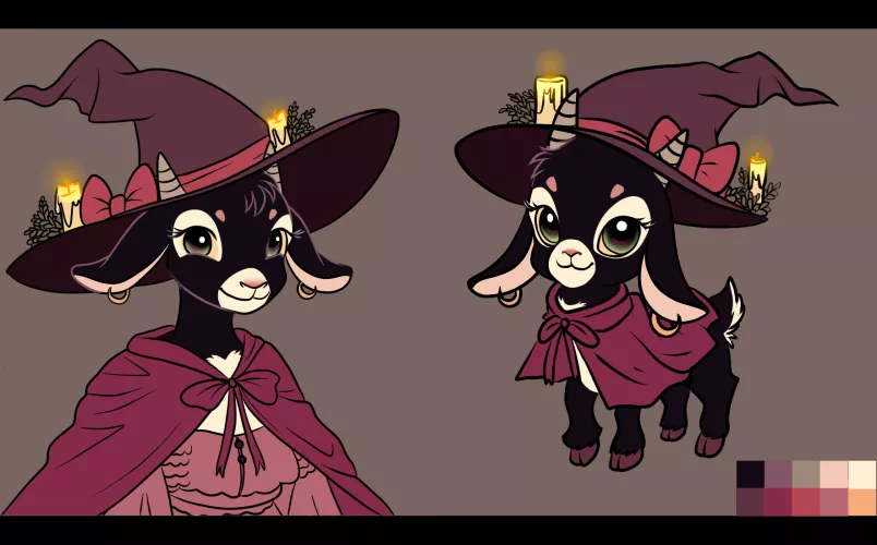 Goat Witch Adoptable by Glittering-Amount-68