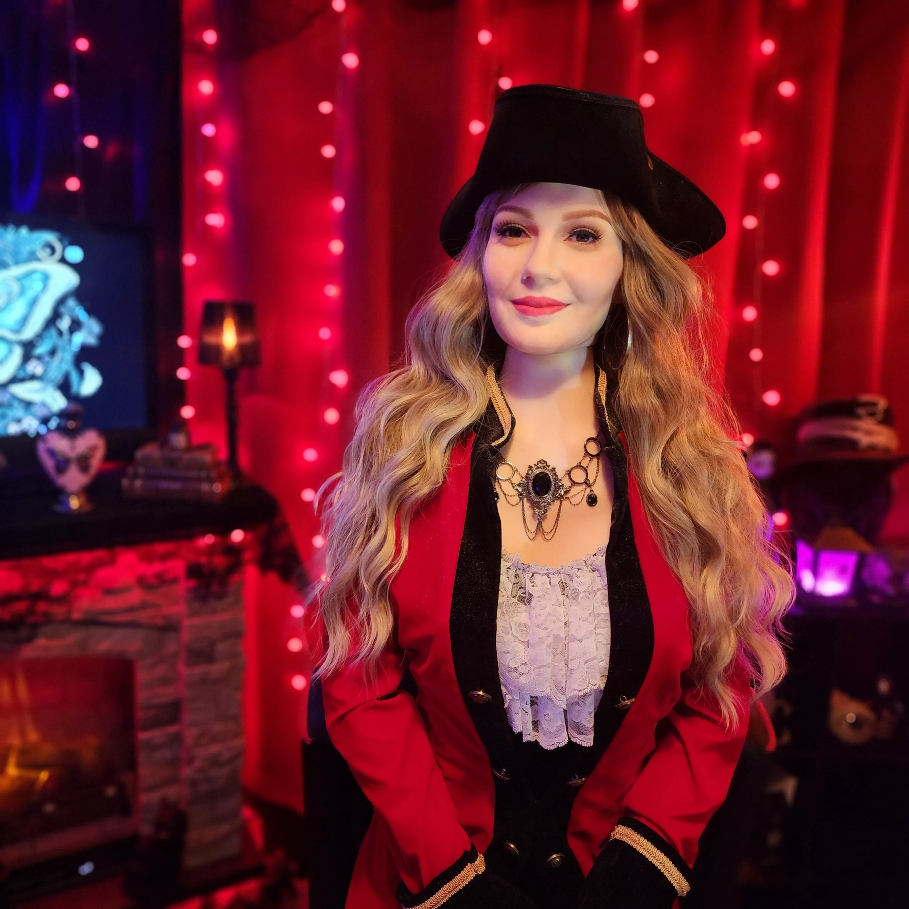 Karina all dressed up for Halloween. posted by LCARS_2021