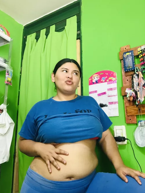 My pants don't fit anymore! My belly is very inflated. by lumpaschubby