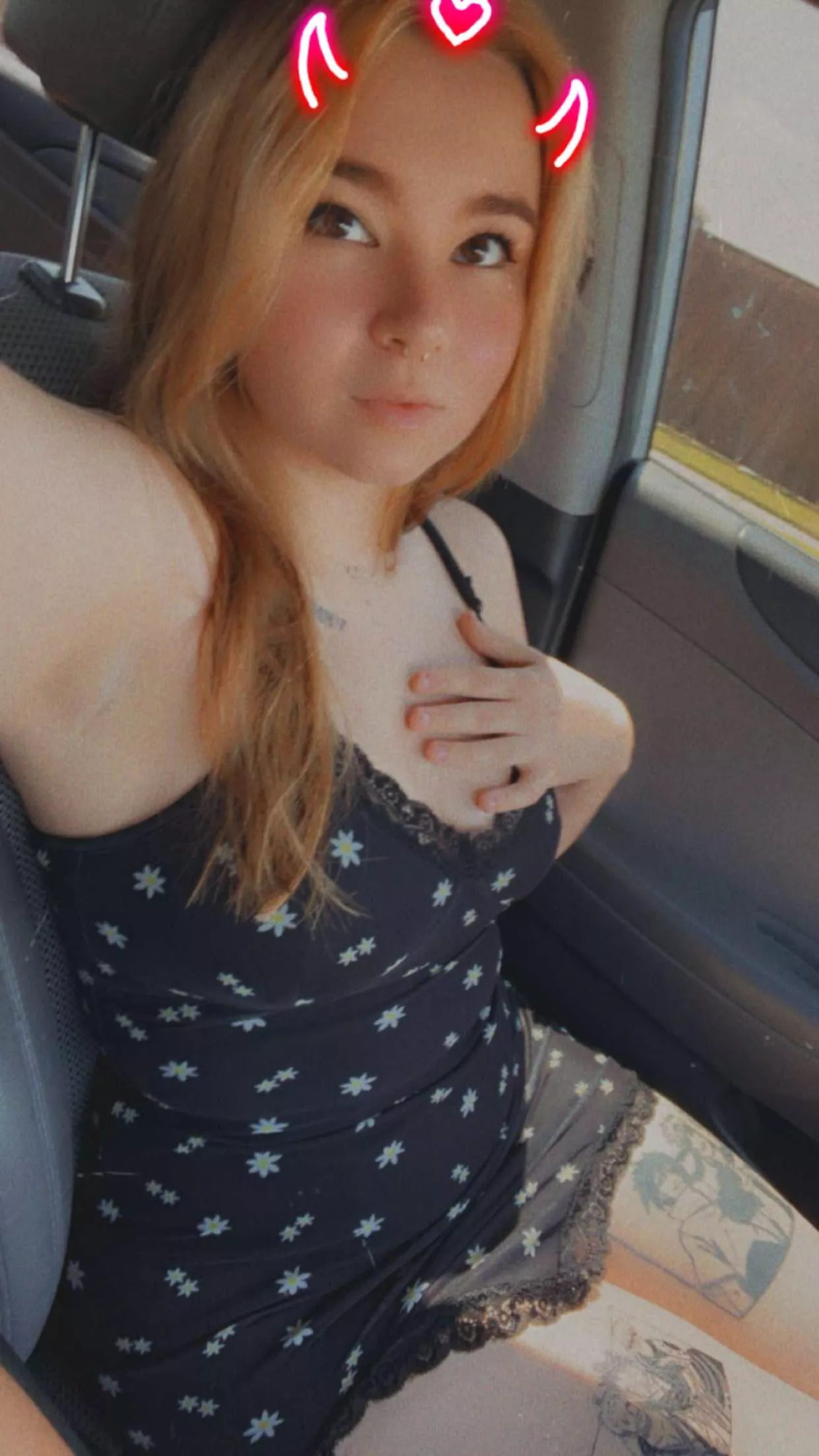 Thought I'd be slightly modest today, even though I'm nude under this dress 🤭 posted by ShortStac1015