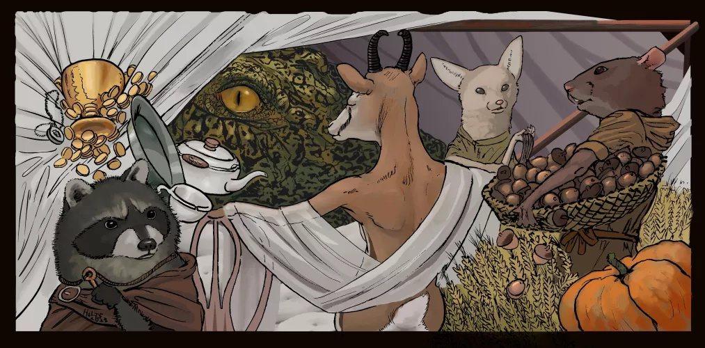 [X] A new banner I painted up for art profiles by Gryphonpheonix