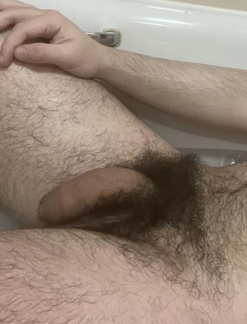 You like the look of my soft hairy cock?👑🍆Dms open😈💦 by HungYoungAlpha-