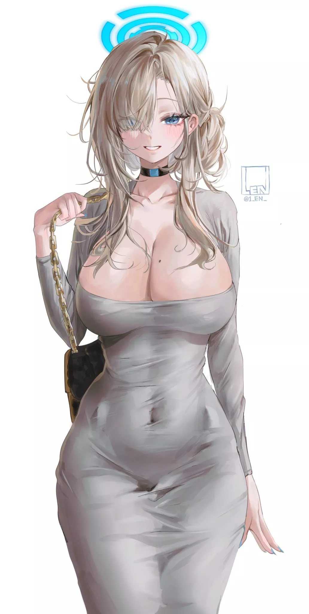 Asuna appealing in dongtan (LENI) [Blue Archive] posted by elegantloveglimmer