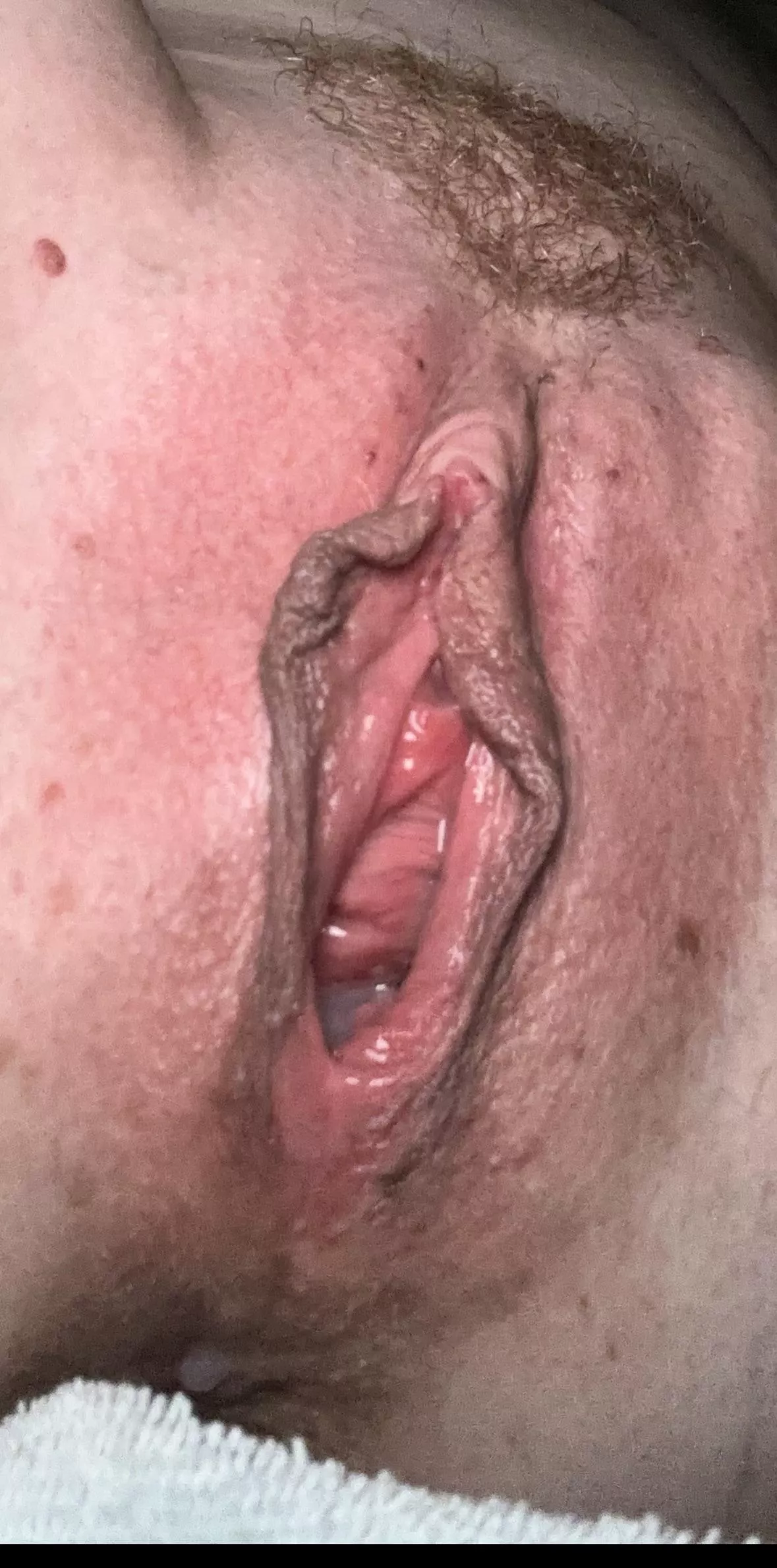 Big labia redhead creampied OC posted by True_Ad9631