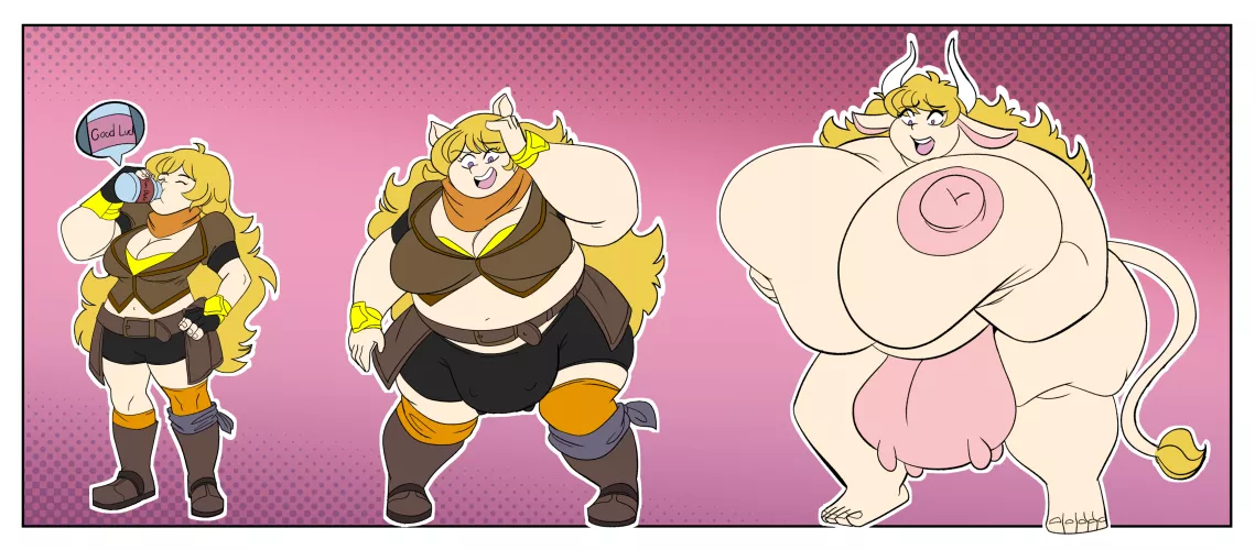 Cow Yang by Inks-Kinks by wysjm