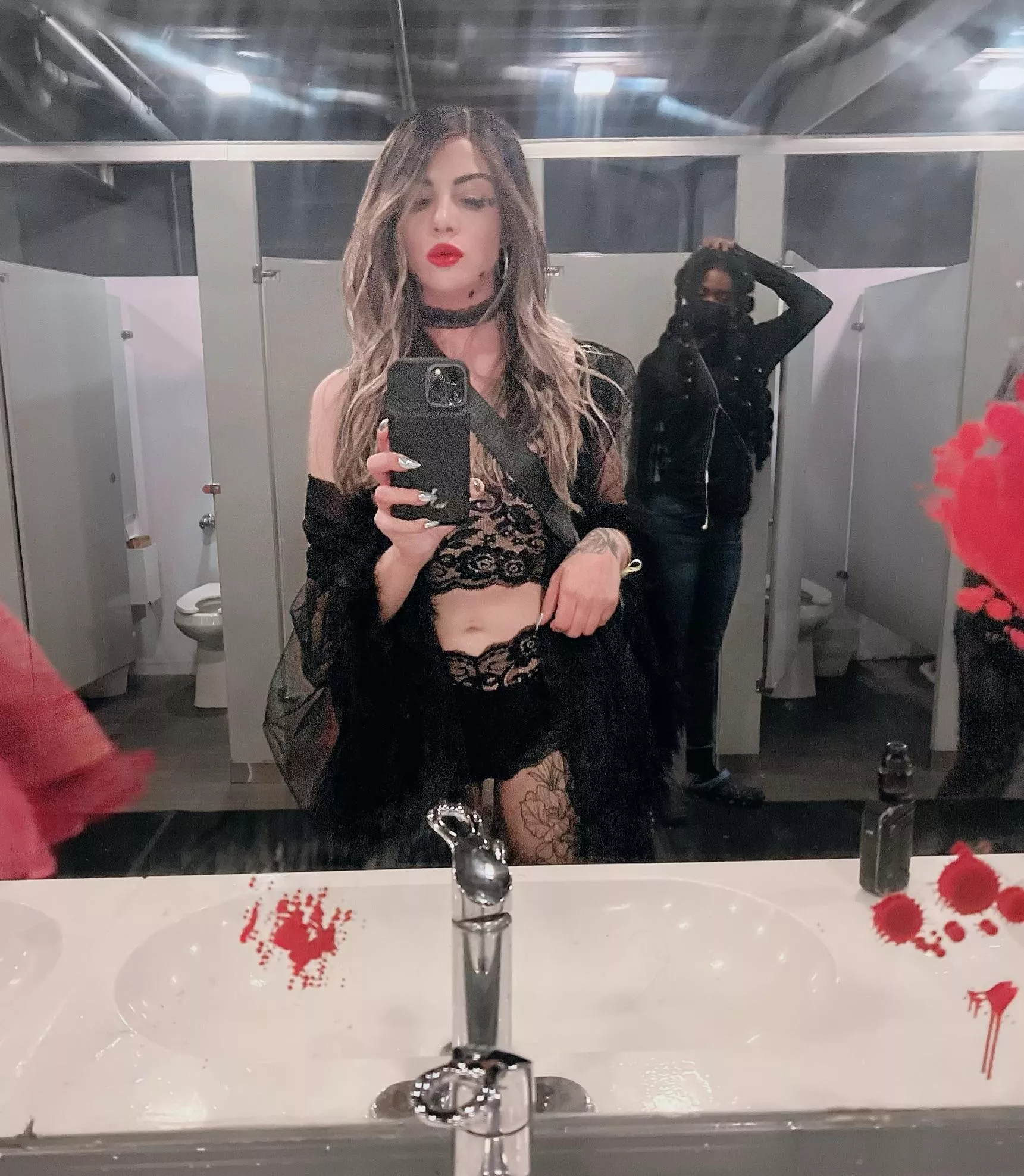 of course when I go to a concert I dress as slutty Morticia Addams with next to nothing on 😈😈😈😈 posted by BitchinKitchin15