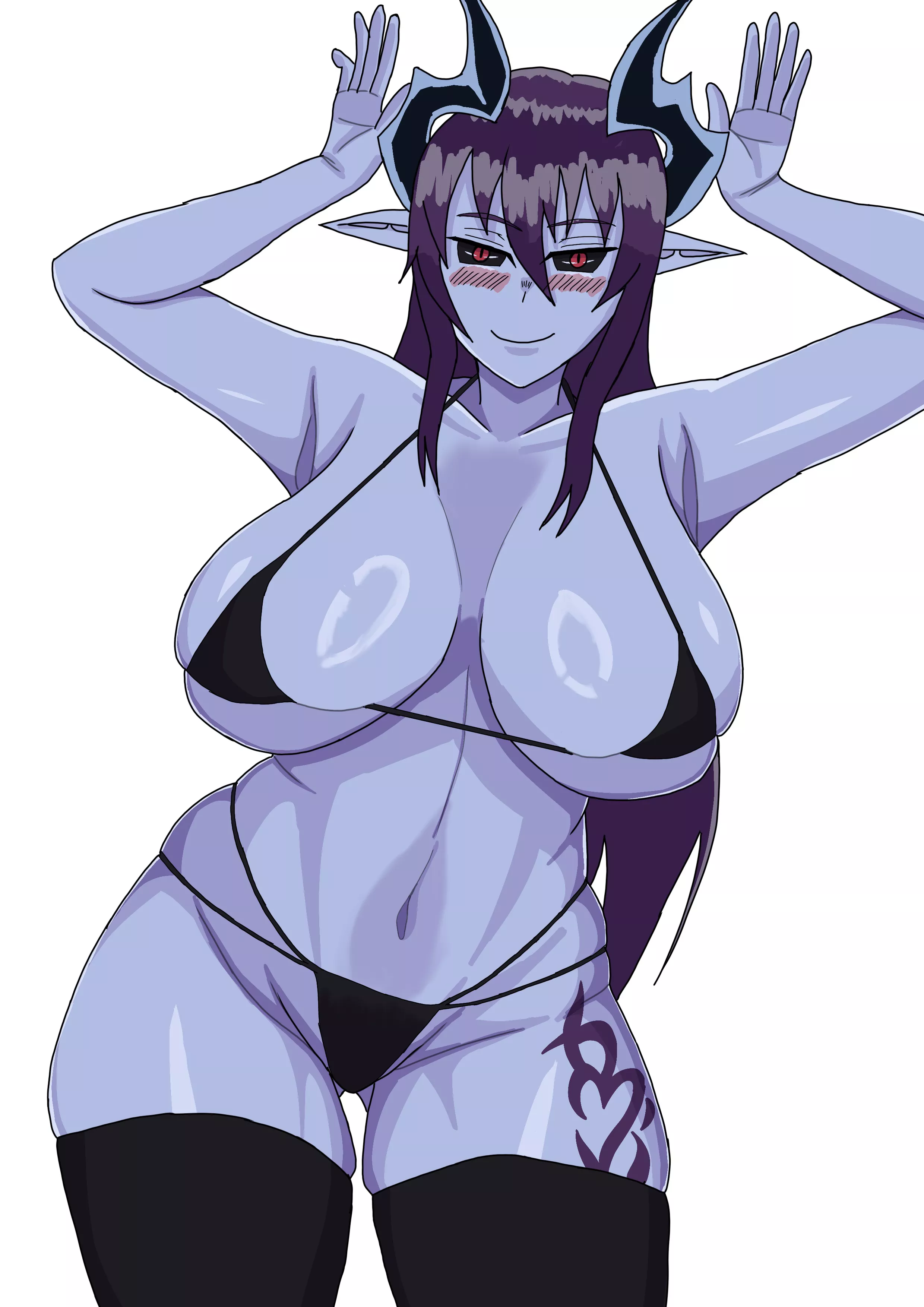 Swimsuit demon posing posted by Jaxx1992