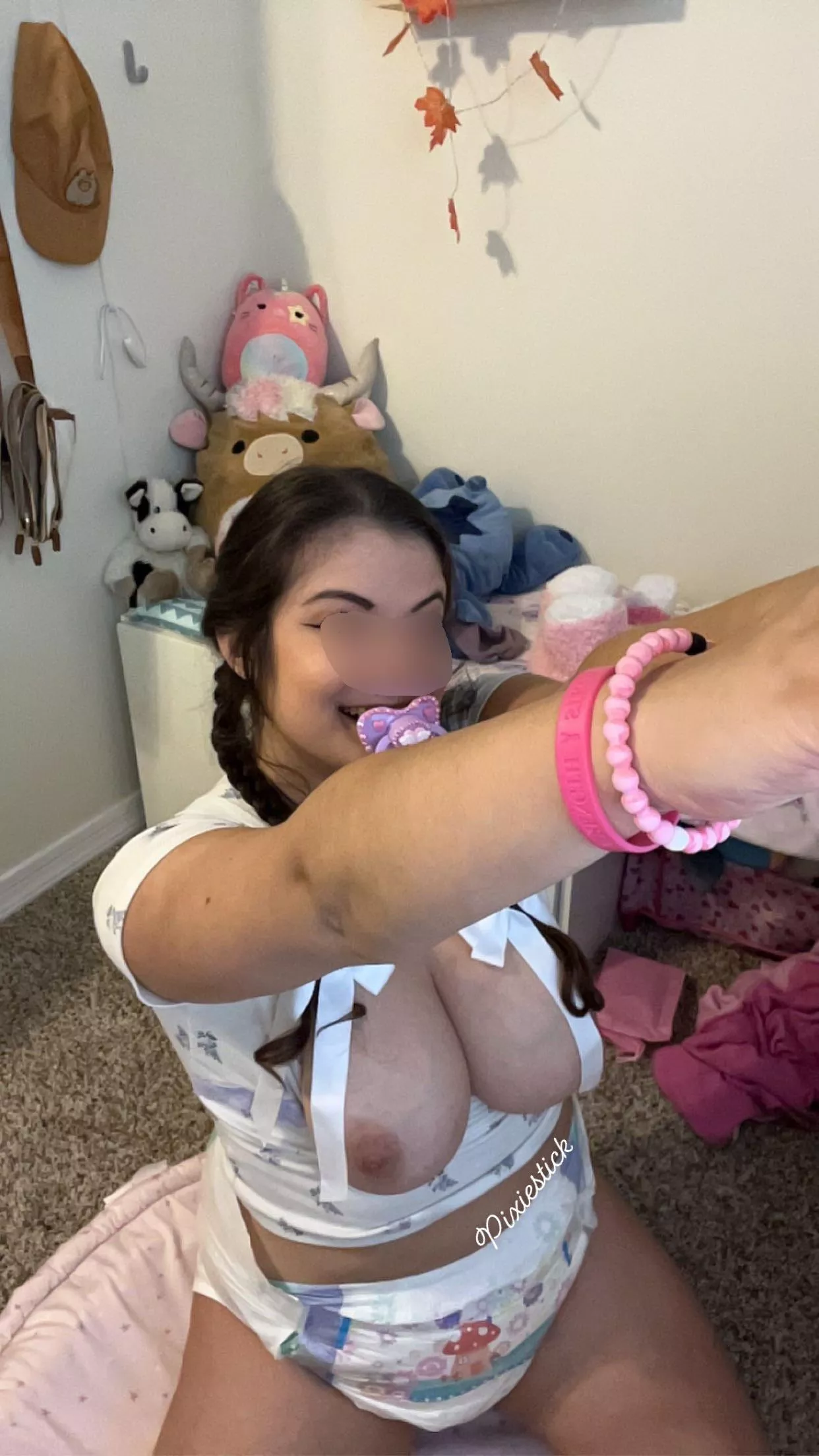 They call me “lil miss grabby hands” when they bring out da chocolate milk…🍼🍫 posted by Elena_Anghel69