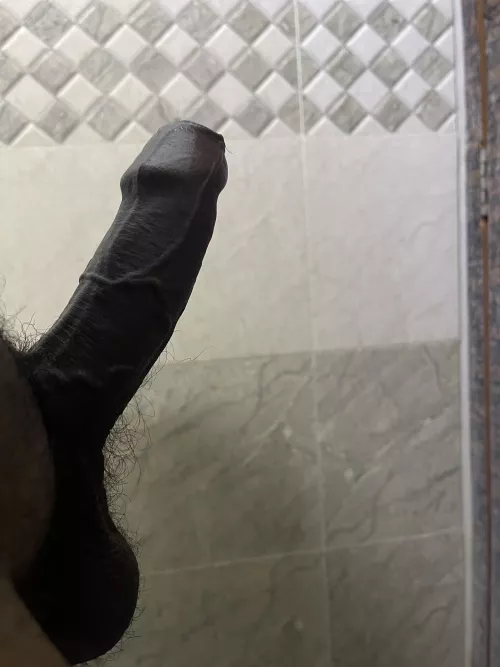 You open the bathroom door and you see this morning wood, what will you do? by tomato4587