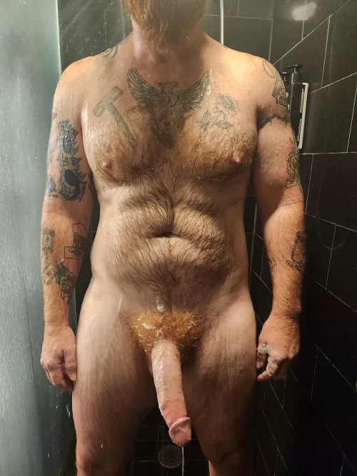 (43) Shower time for this big dicked ginger bro by texcentricasshole