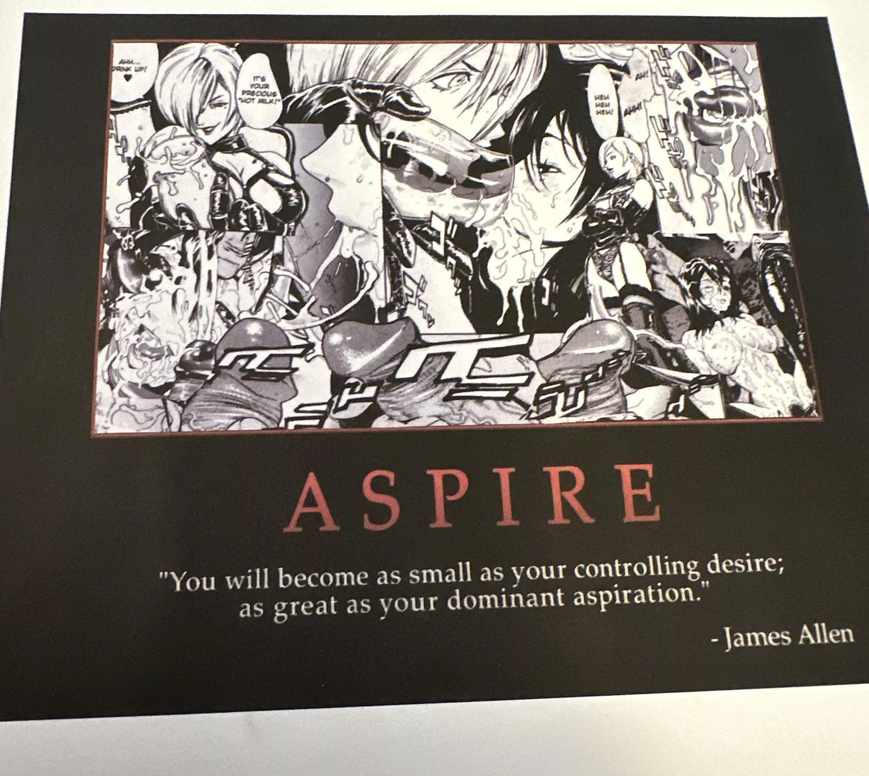 Aspire - Satirical Erotic Collage Series - 5x7 posted by BrantBanker