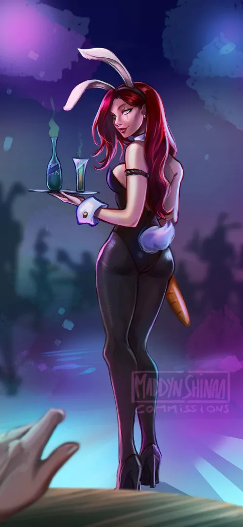 Battle Bunny Katarina. (shinaa_shinaa) by Short-Ad224