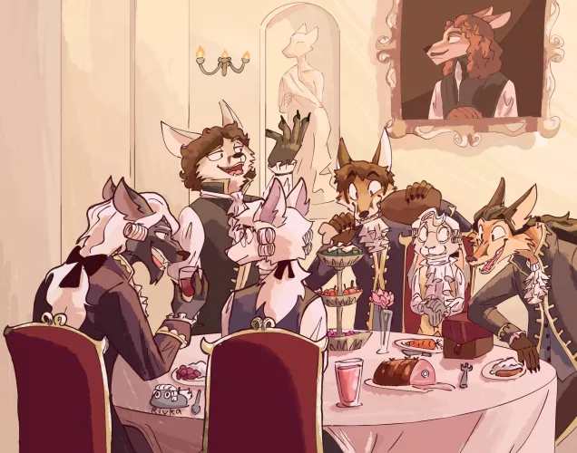 Fancy dinner party (by me) by Expert_Recover3061