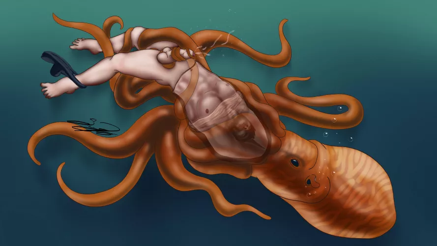 {Image} Swimming Session Gone Horribly Right - Artist is DoitVoreme (Surge20) - [Male_Vore] [Male_Prey] [Tentacles] by DoitVoreme