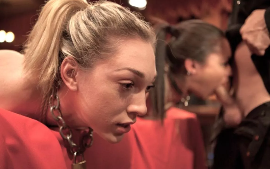 Mentally preparing as her friend goes to work posted by DiggBoobs2