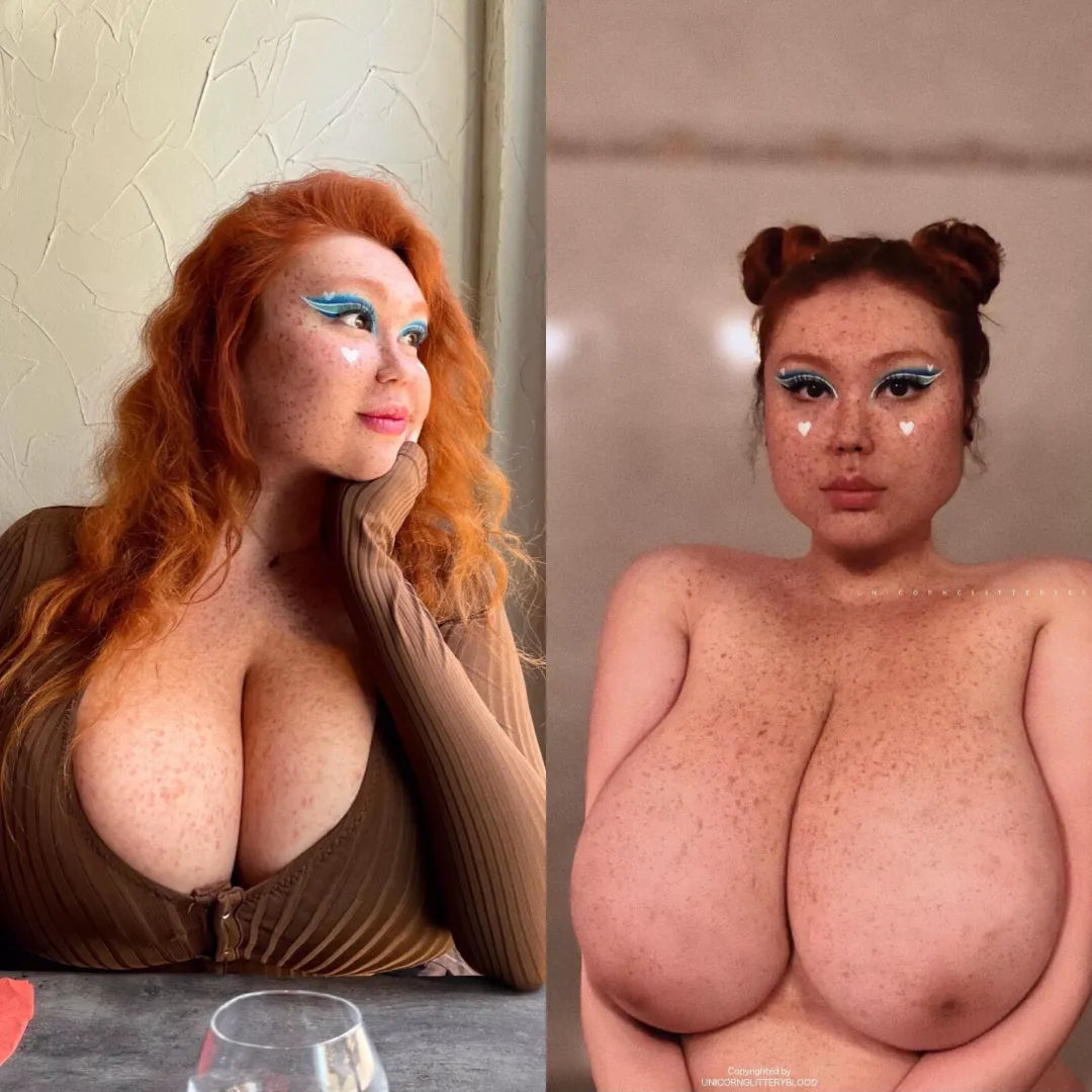[OC] left vs right! which is sexier? by Unicornglitteryblood