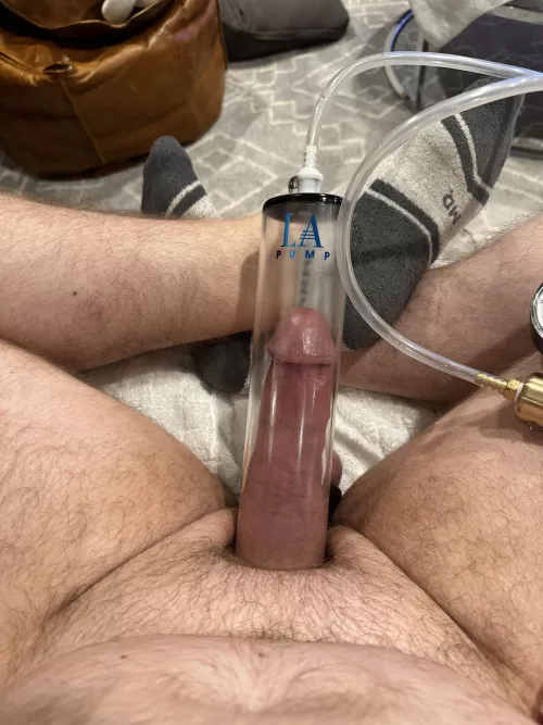 Pumping is so much fun that I’m thinking of getting a two-stage. by Adjacent_Bear