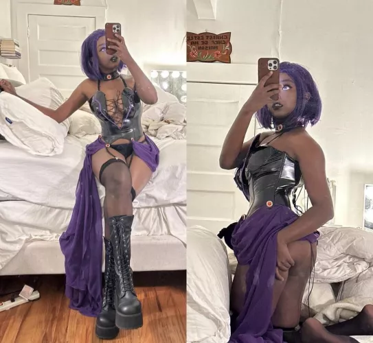 (Self) Raven cosplay by Kimpaud