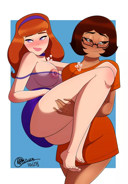 Daphne & Velma (BunBunMuffin) [Scooby Doo] by HerveAndObserve