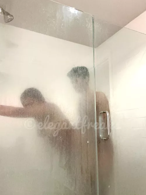 Good ol days.....steamy showers with him ! 🚿🔥 [F] [M] by elegantfreaks
