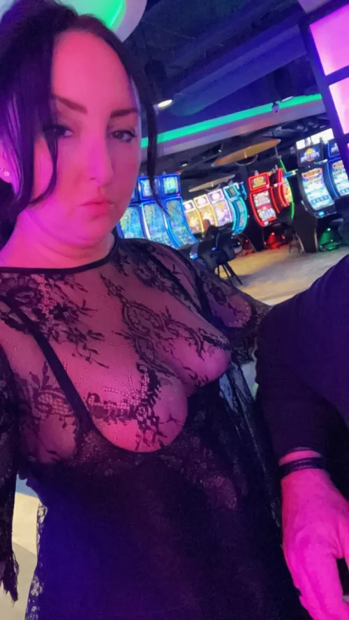 Had my titties out till security got me, but they liked it by melsadventures