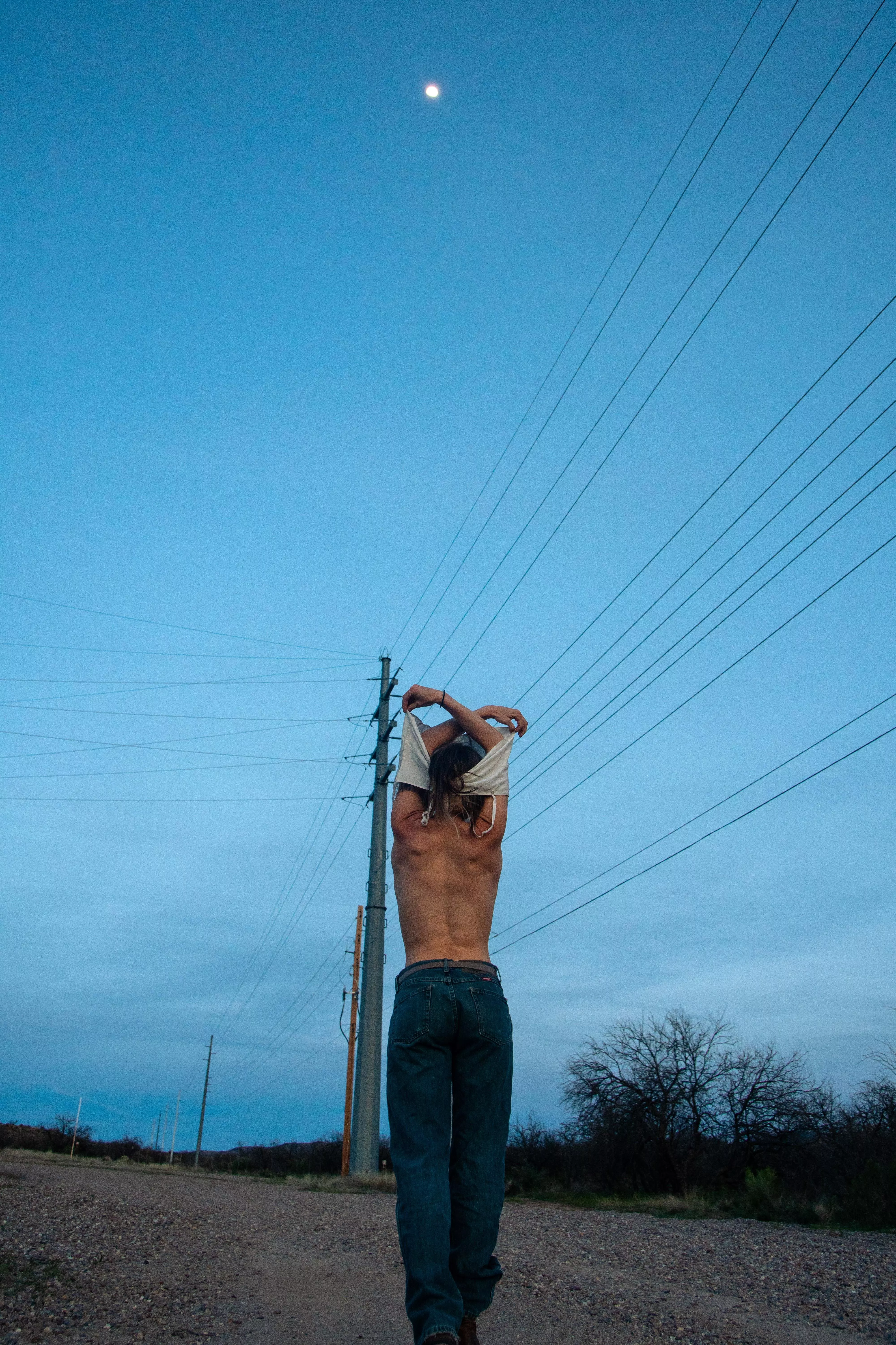 Happy full moon, celebrating naked in the desert posted by Desertxsage222