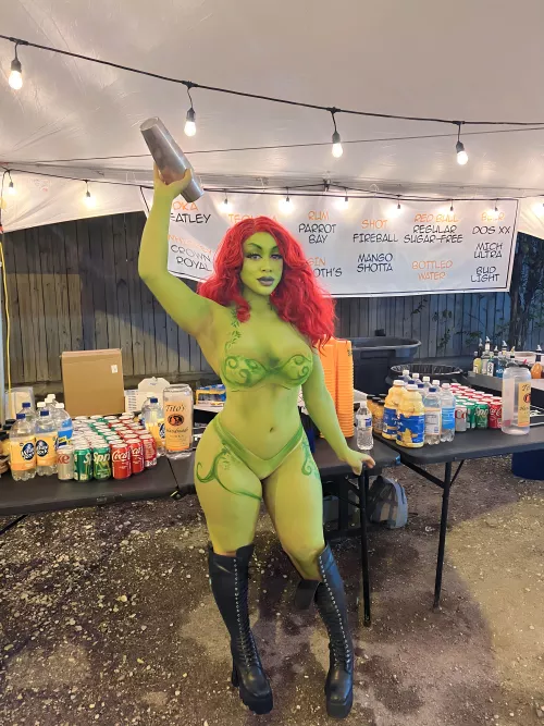 Poison Ivy is a bartender too 👀 by Sailorblueeee