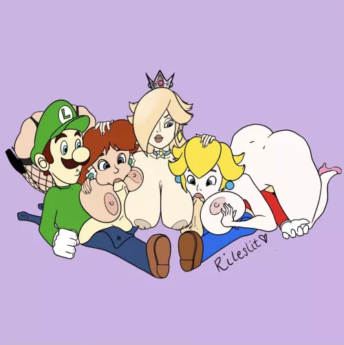 Tittyfuck Heaven for the Mario Bros! by Rileslit