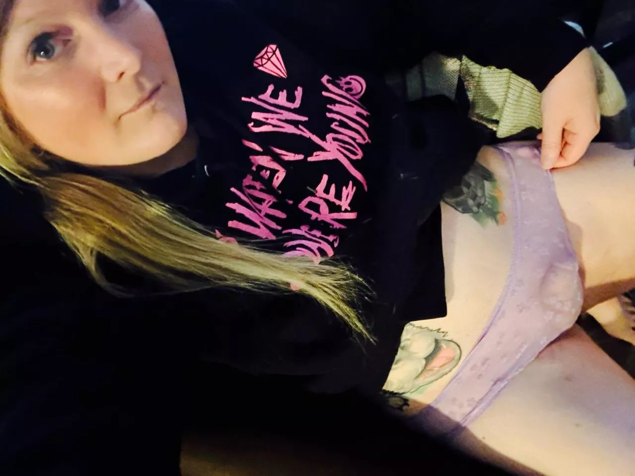 Too many mimosas. Wishing I had someone to play with 🥺 posted by Baylee916