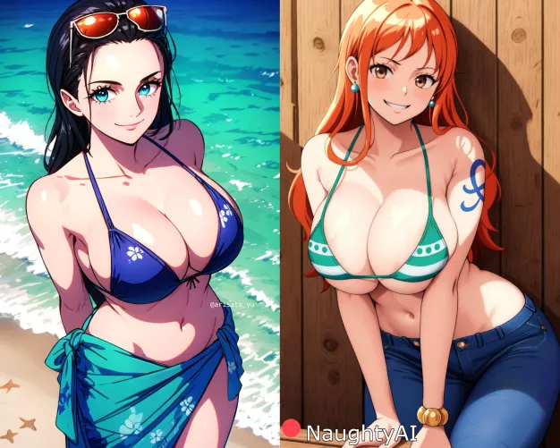 Who looks better in a bikini? by LoreHuntre
