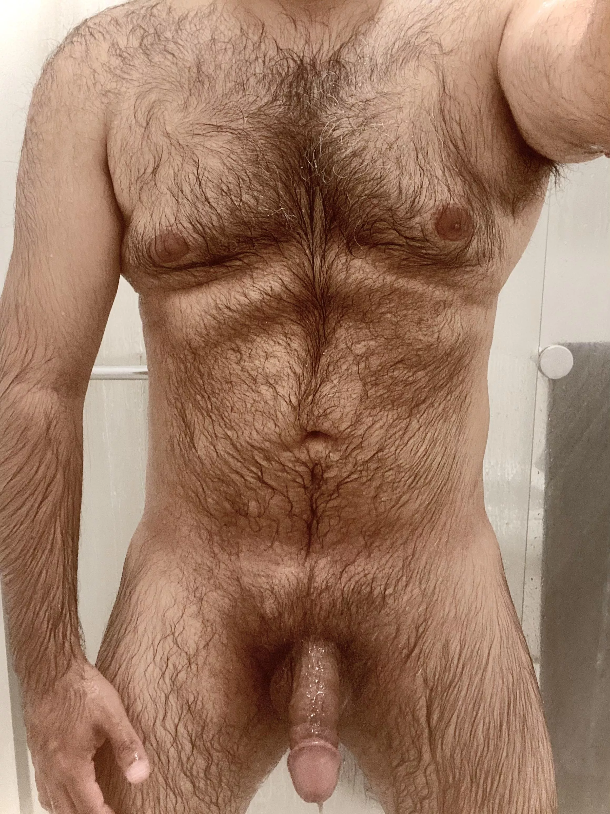 Who wants to hop in the shower with this hairy, wet dadbod? posted by rybrady123