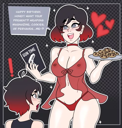 A mother knows the best birthday gift (@owl_pie) by Owl_pies