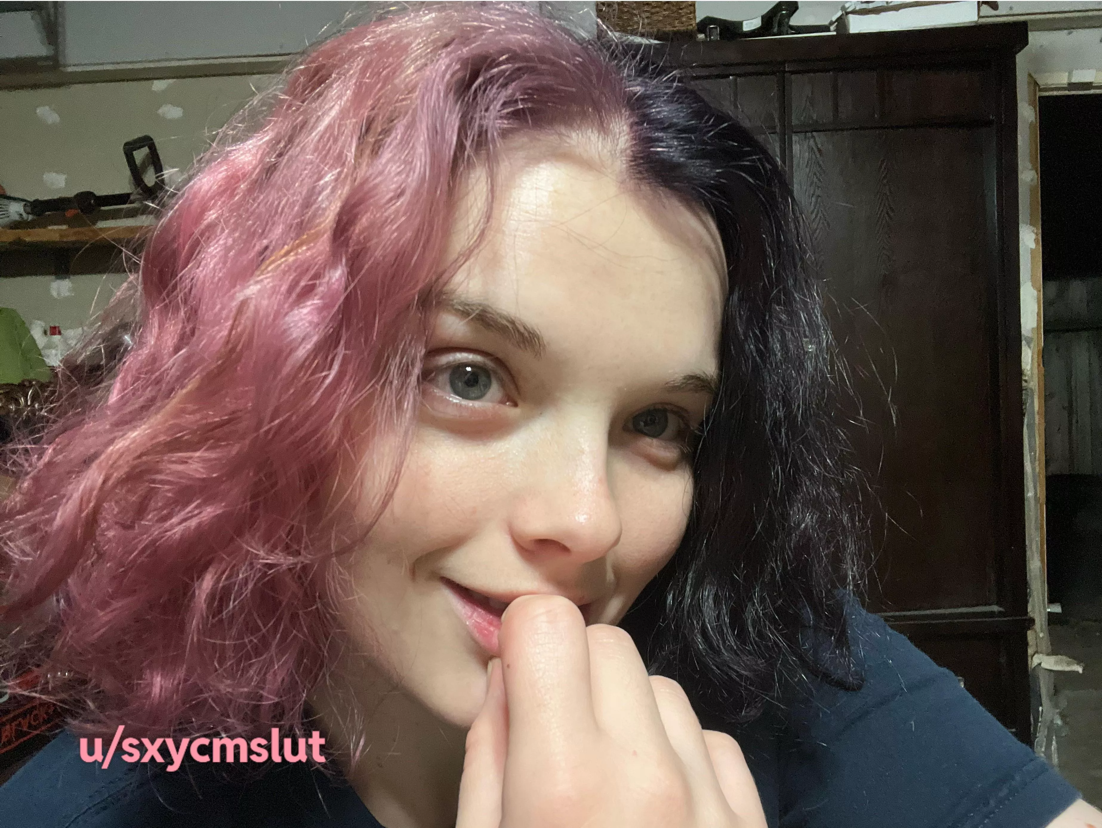 Biting my lip with dirty thoughts… posted by sxycmslut