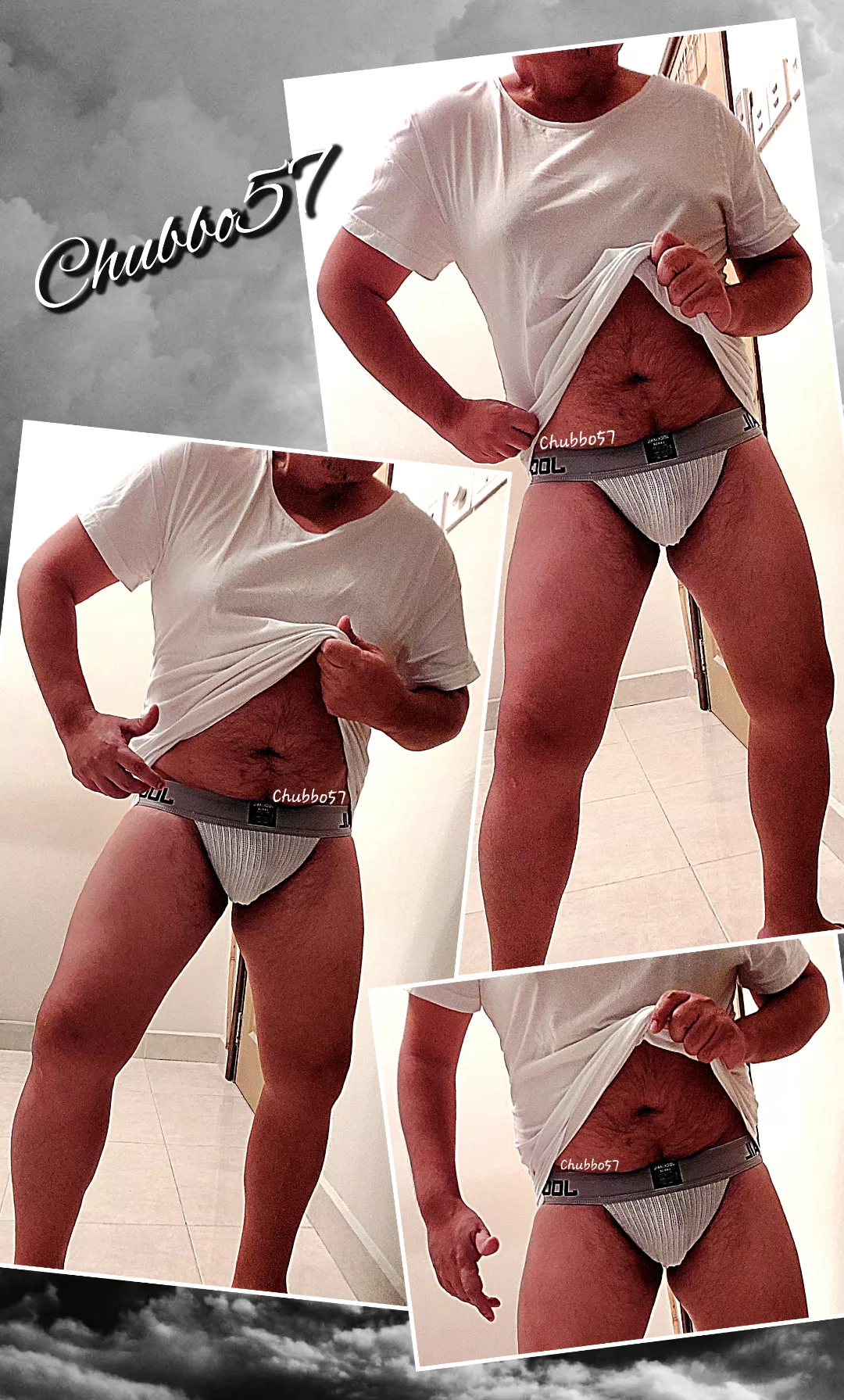 Final day of Jocktober. Homage to this strappy, sexy month in one of my fave pair of whites. posted by chubbo57