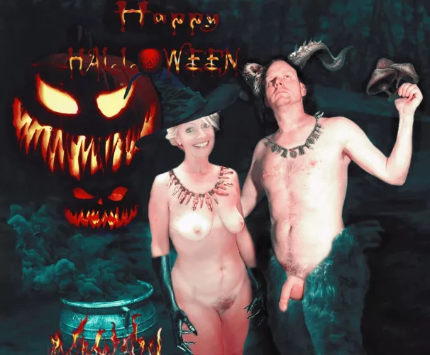 Happy Nude Halloween by dawgman1316