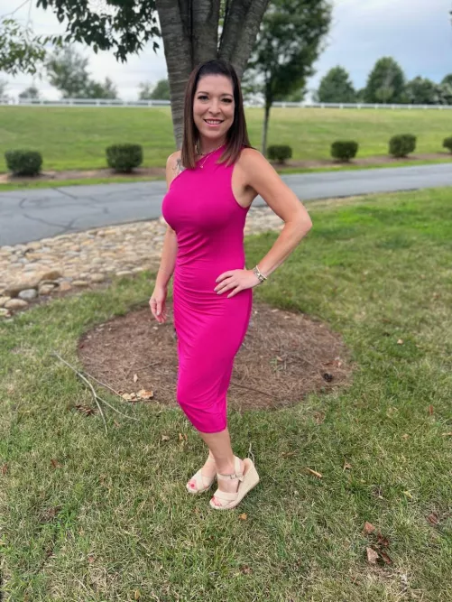 How do I look in this pink dress? by therealryanryder