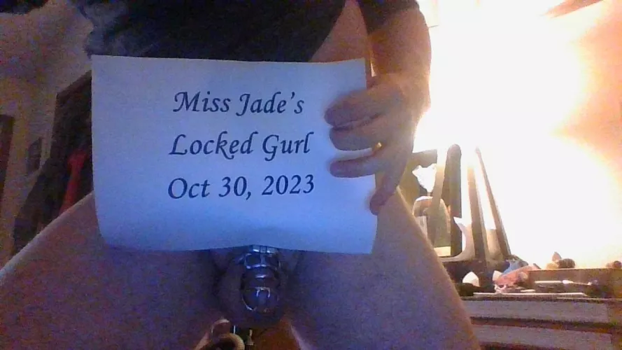 Locked and denied by a caged trans woman. by TransGirl2023