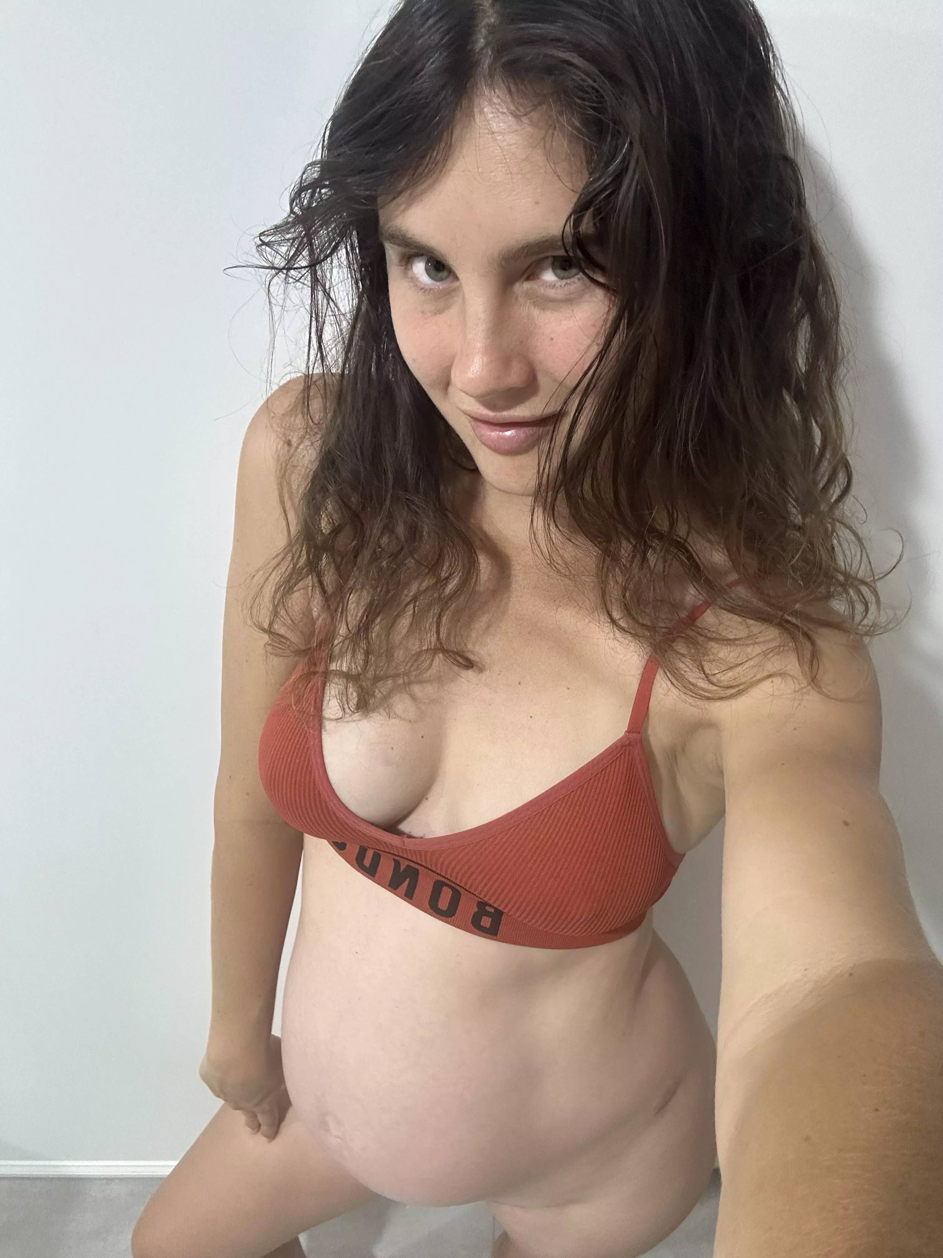 Love how full my belly looks posted by Angelonthebeach