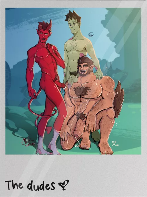 Monster Prom collab, by me, @erinnarts and @milkstamp26081 by chromatic_bomb