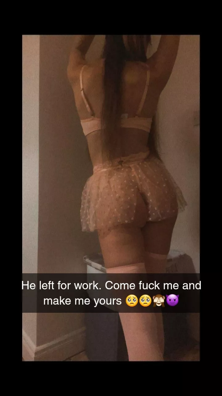 Simple yet effective way to get me to come over and fuck her behind her boyfriend back posted by Vapor_Visions_533