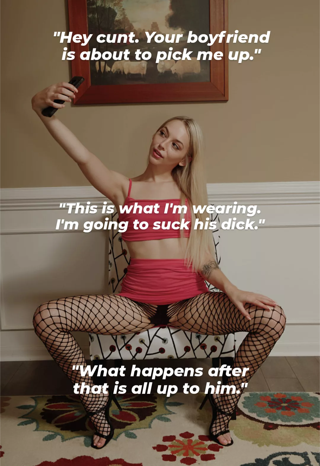 All up to him... posted by -JustKindaCurious-