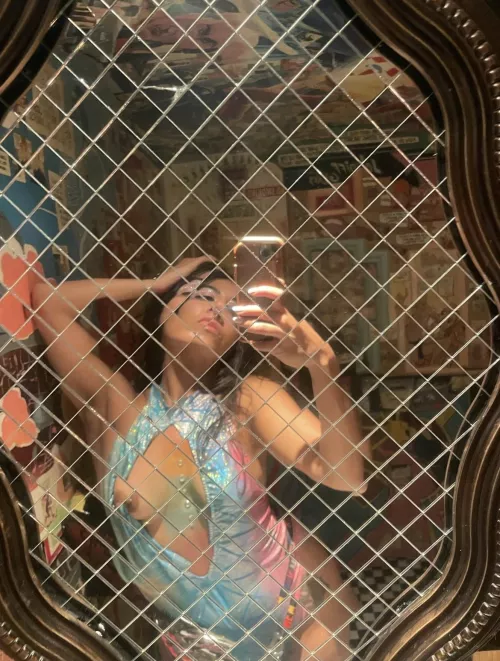 Bathroom selfie at the rave by Allthatjasmine7