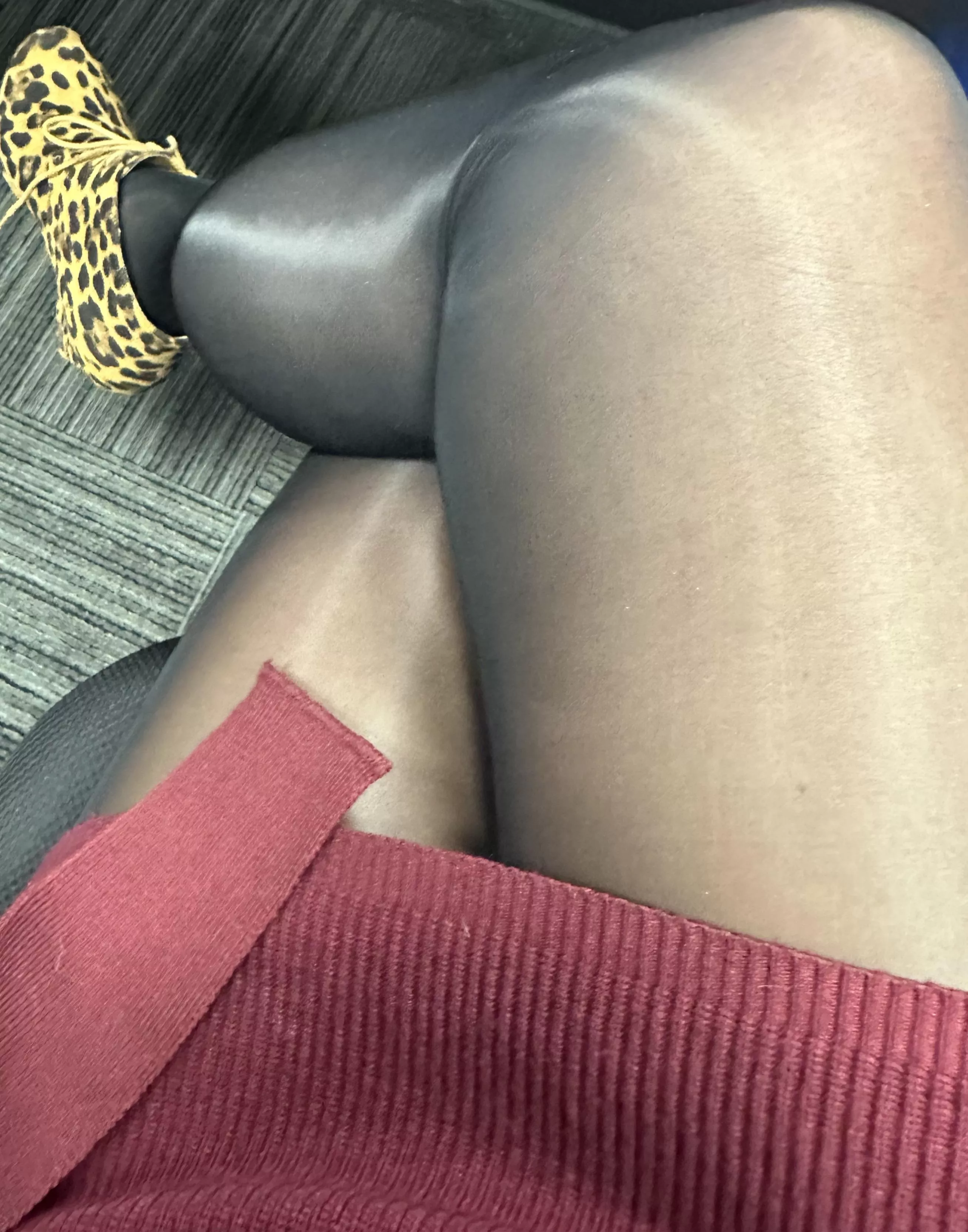 Chilly Temps, need to be warmed up a bit…but maybe pantyhose for attention ? posted by HotMomMolly