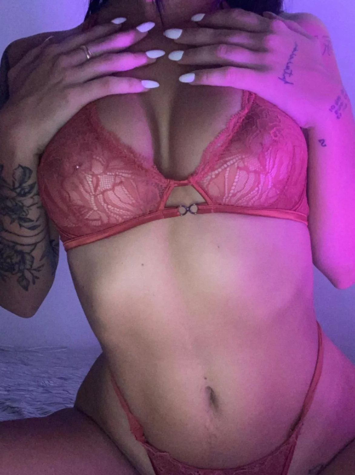 college slut in red see through lingerie posted by Schamvd